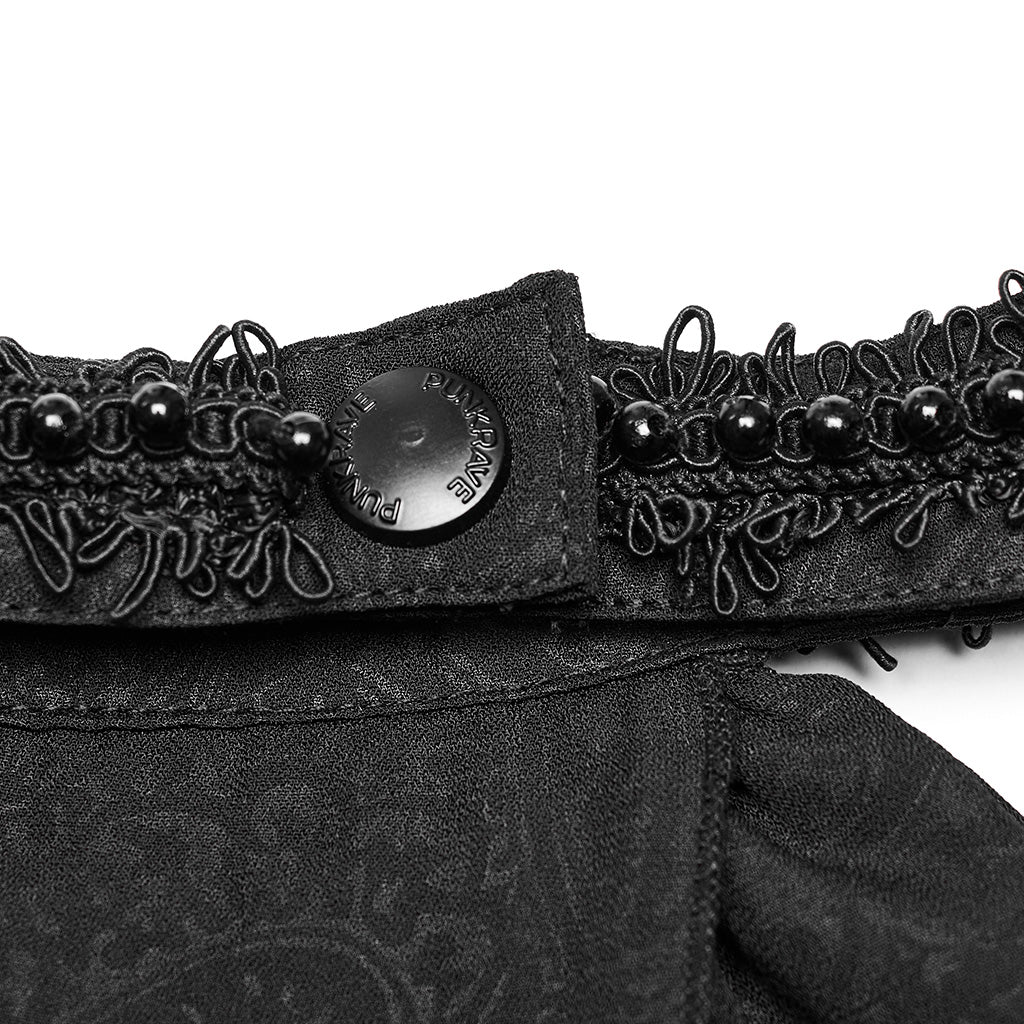GOTH dark texture bow tie WS-589LHM - Punk Rave Original Designer Clothing
