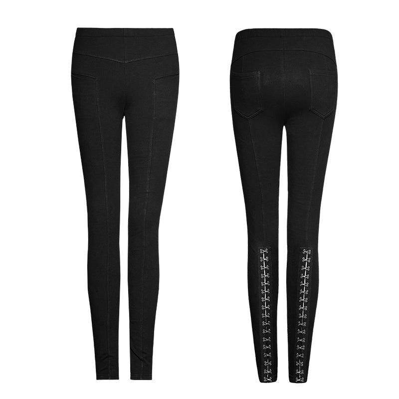 PK-102 Super Slim Multiple Segmentation Split Ends Tights Punk Pants