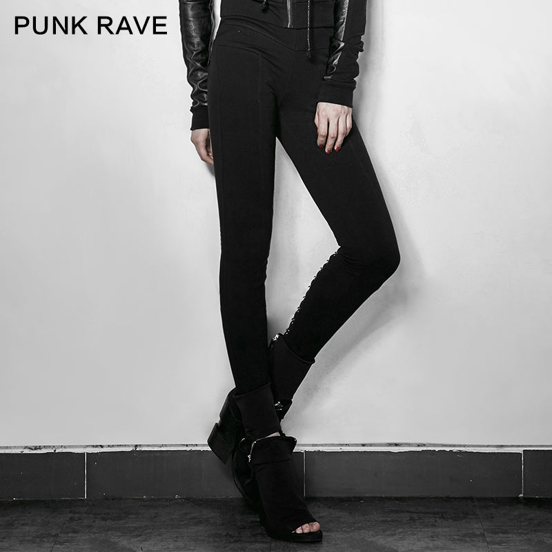 PK-102 Super Slim Multiple Segmentation Split Ends Tights Punk Pants