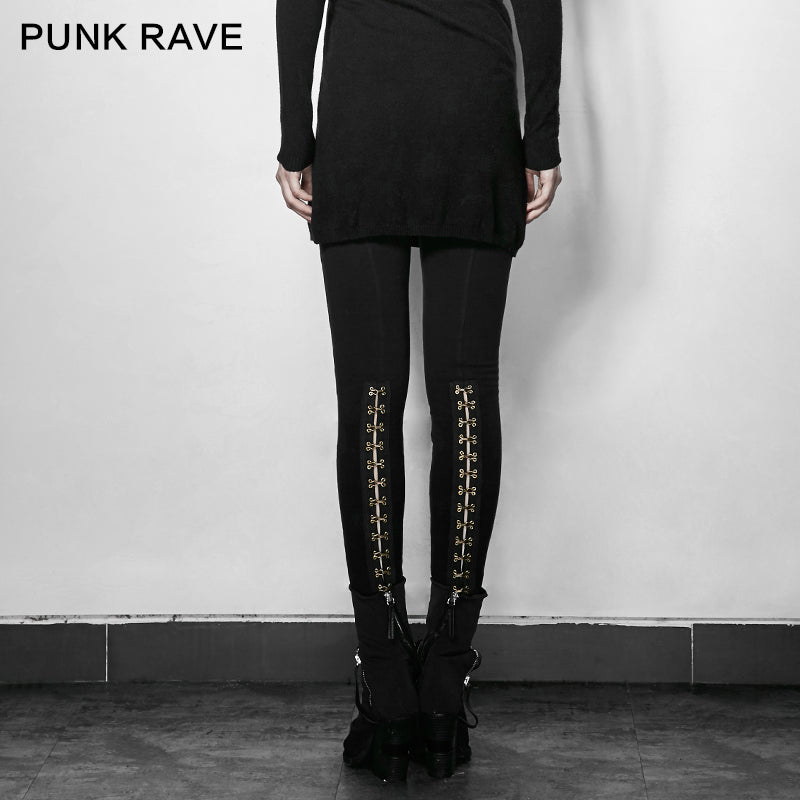 PK-102 Super Slim Multiple Segmentation Split Ends Tights Punk Pants