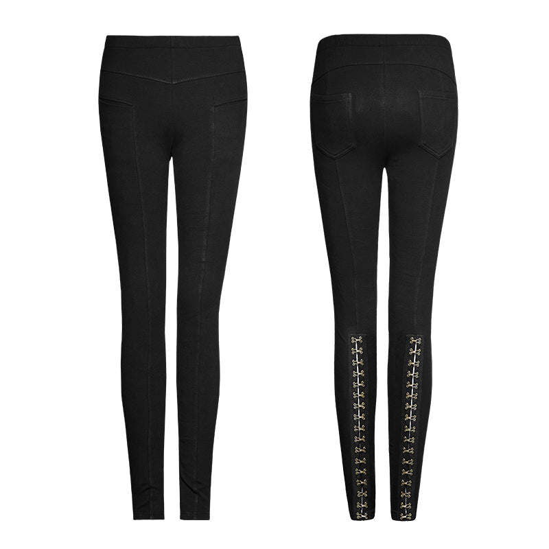 PK-102 Super Slim Multiple Segmentation Split Ends Tights Punk Pants