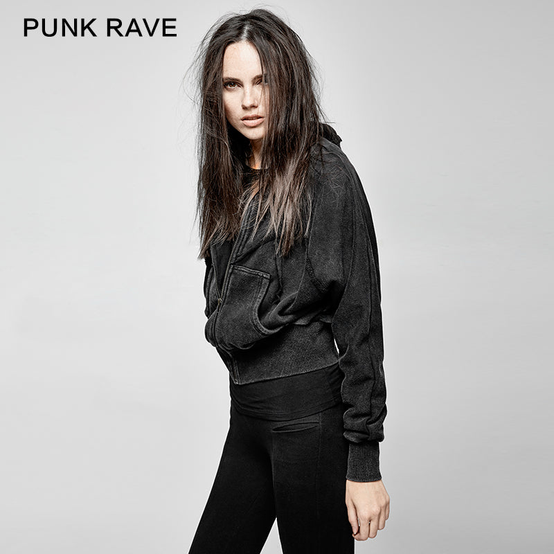 PY-208 Bat Shape Do Old Adult Winter Cotton Punk Jacket