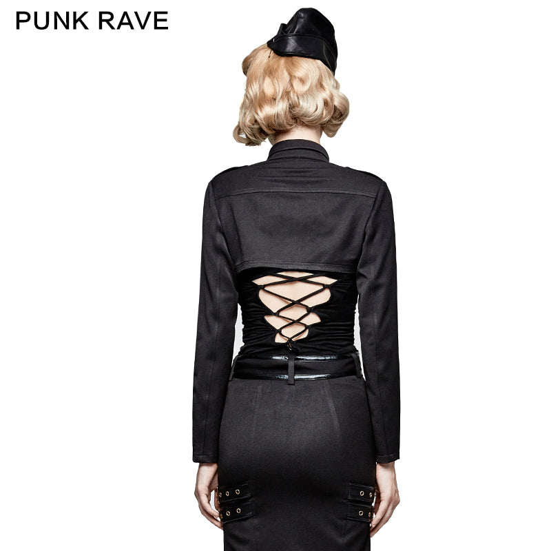 T-456 Uniform Military Handsome Capable Small Suit Punk Jacket