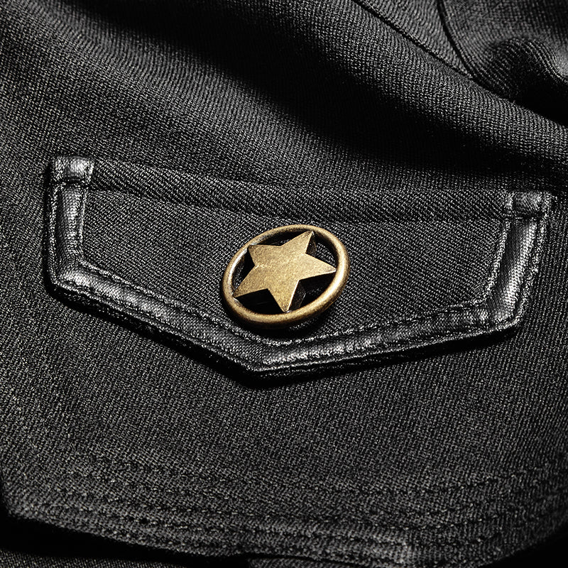 T-456 Uniform Military Handsome Capable Small Suit Punk Jacket