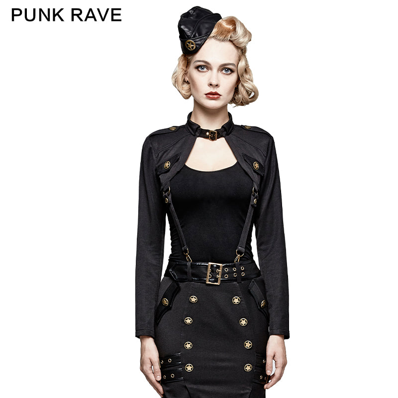 T-456 Uniform Military Handsome Capable Small Suit Punk Jacket