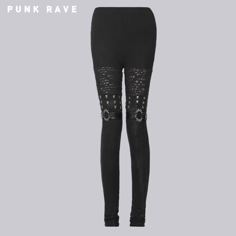K-205 Hot Girls Sexy Tight Punk Pants Leggings