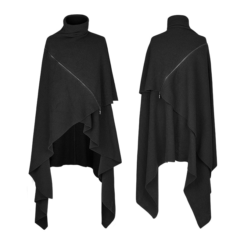 M-039 Irregular Gothic Style Loose Punk Sweaters Simple Pullover Joker Style