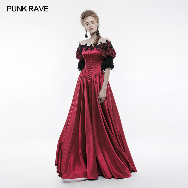 WQ-352 Victorian Vintage Palace Long Gothic Dress