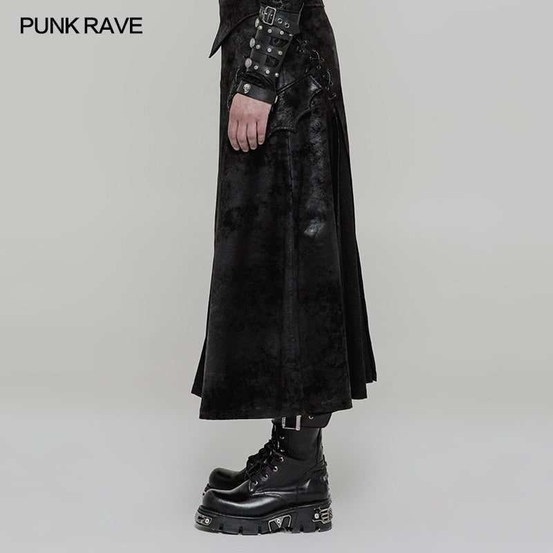 WQ-355 Gorgeous Three-quarter Gothic Skirt For Men