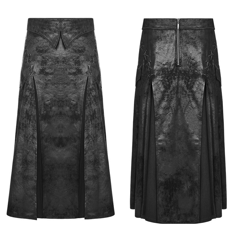 WQ-355 Gorgeous Three-quarter Gothic Skirt For Men
