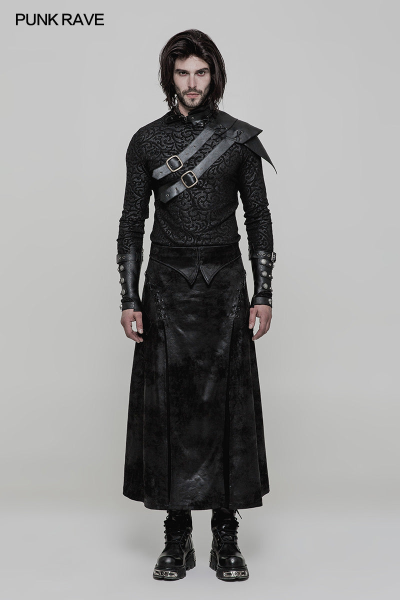 WQ-355 Gorgeous Three-quarter Gothic Skirt For Men