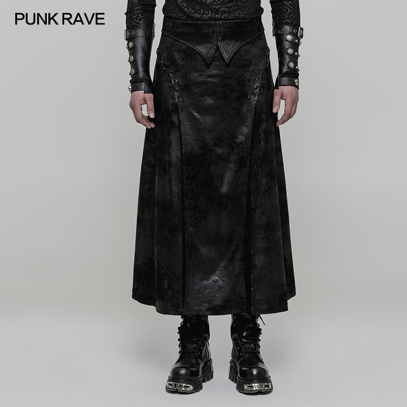 WQ-355 Gorgeous Three-quarter Gothic Skirt For Men