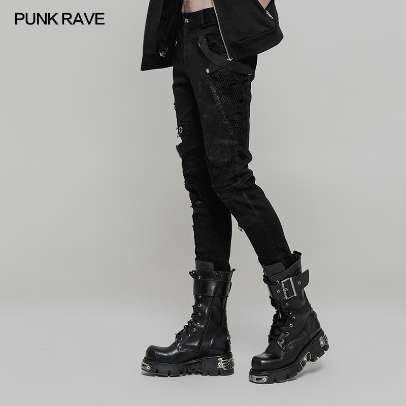 WK-319 Personality Vintage Trousers Punk Pants For Men & Women