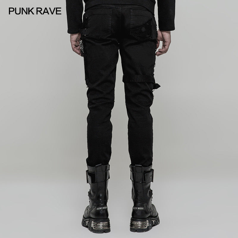 WK-319 Personality Vintage Trousers Punk Pants For Men & Women