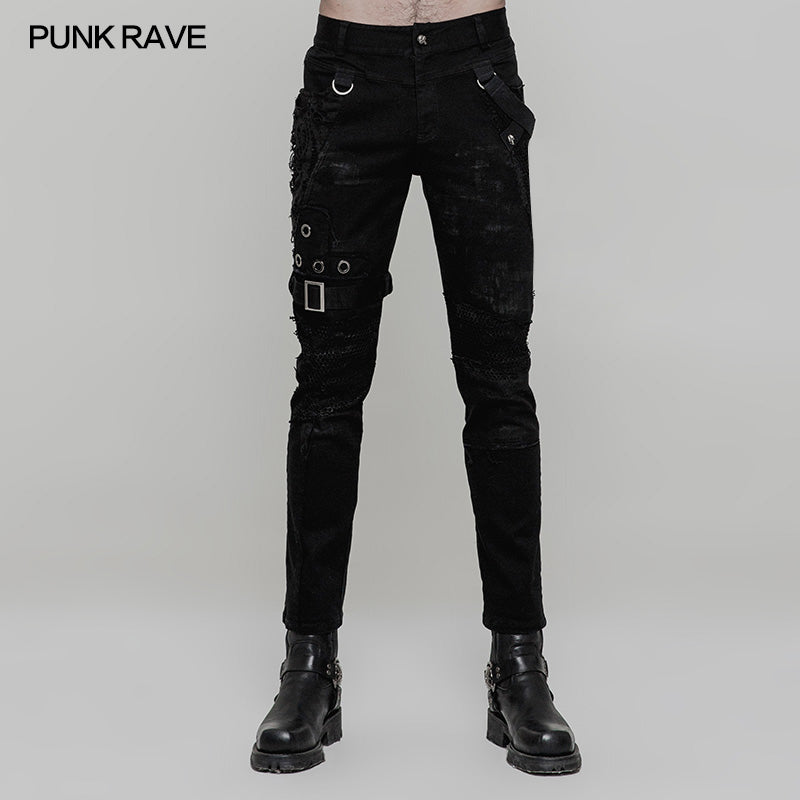 WK-319 Personality Vintage Trousers Punk Pants For Men & Women