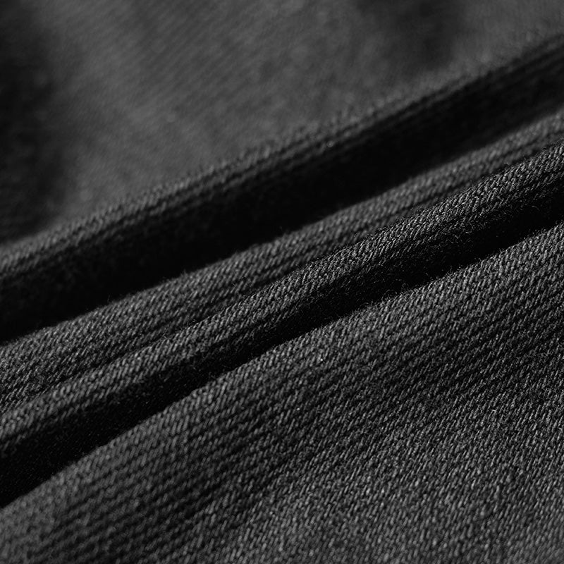WQ-392 black Twill Weave Punk Girdle Half Skirt