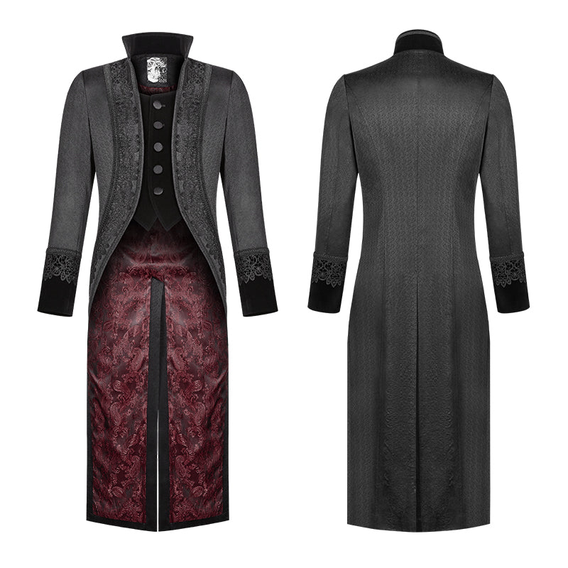 WY-1007 Gorgeous Gothic Swallow Tail Coat