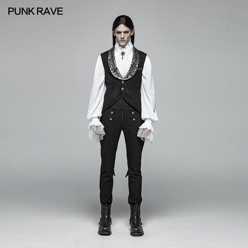 WY-1001 Gothic V-neck Swallow Tail Vest