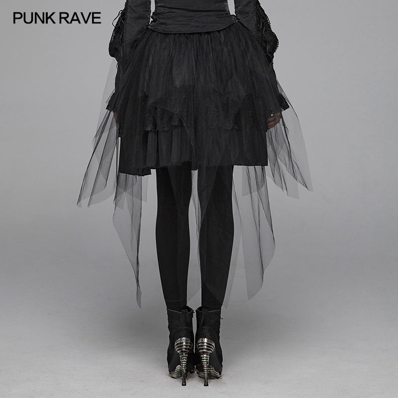 WLQ-091 Lolita Butterfly Mesh Half Skirt