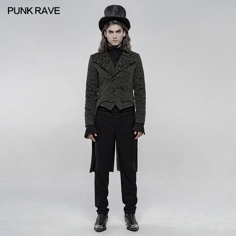 WY-1264LCM Vintage gothic jacquard jacket
