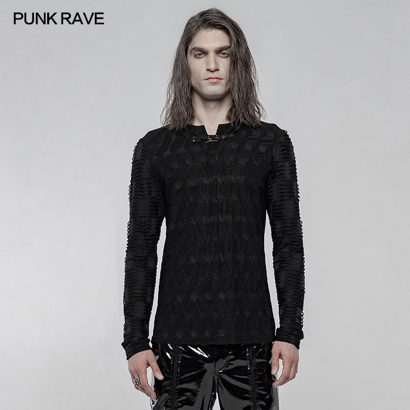 WT-636TCM Dark Texture Long Sleeve T-shirt