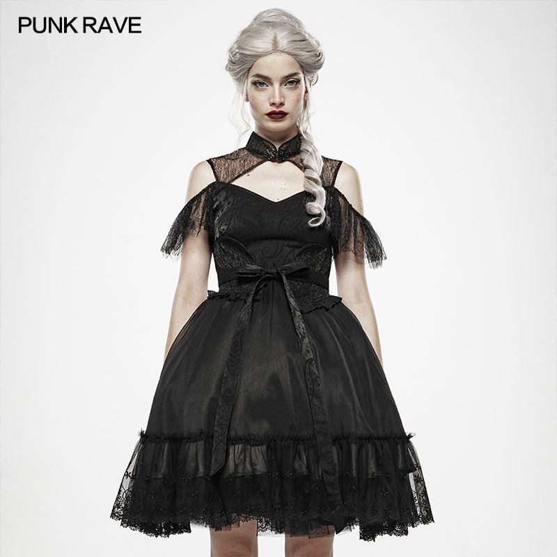 WLQ-094 black Fairy Tale Doll Dress