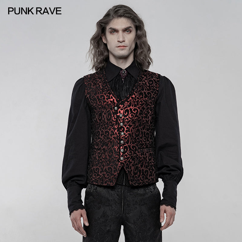 WY-1244MJM Gothic Gorgeous Jacquard Vest