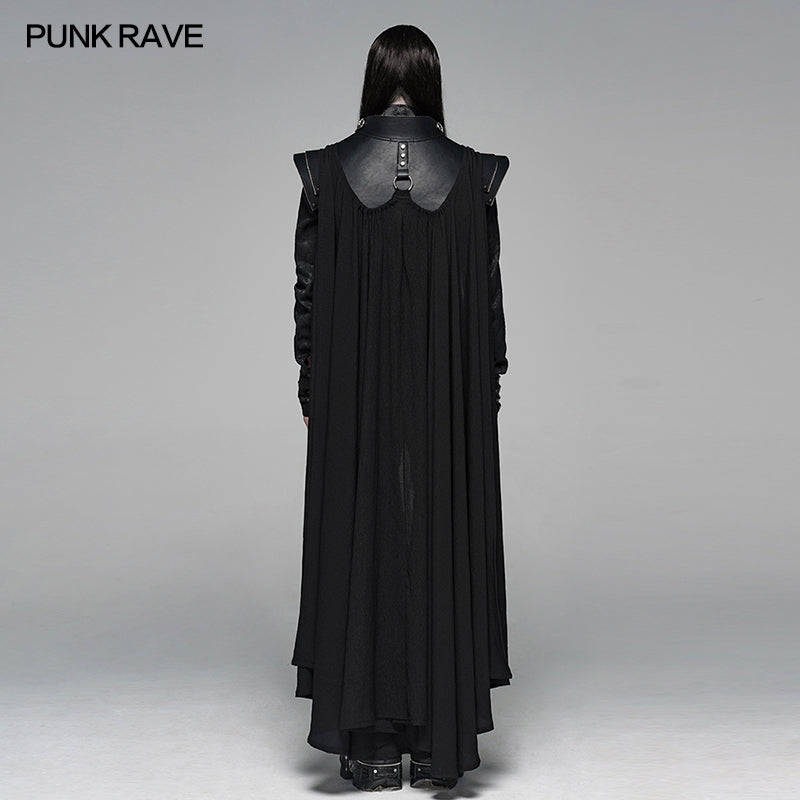WY-1106 Punk Warrior Cloak Armor Long Coat