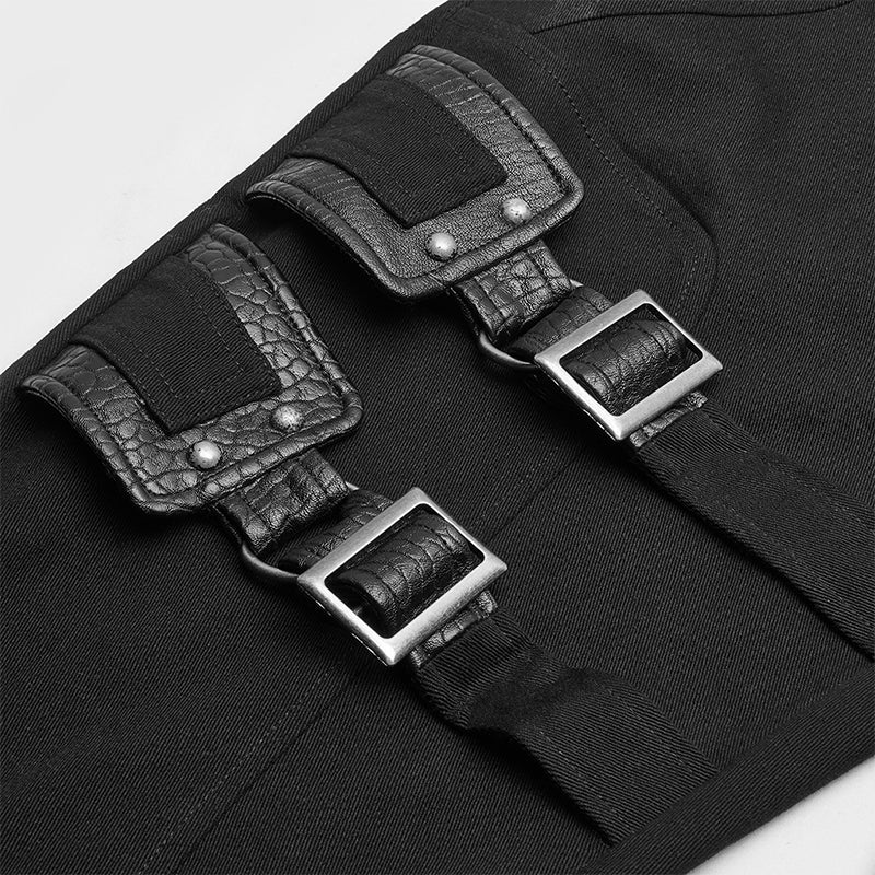 WK-384XCM Punk Handsome Stretch Trousers