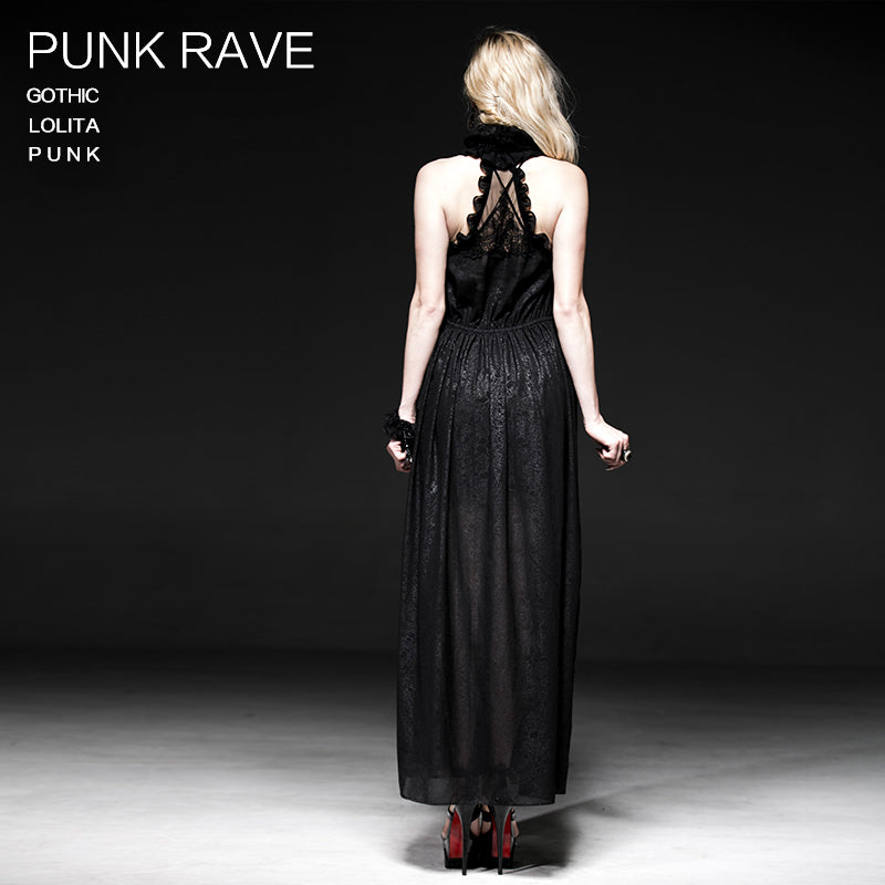Q-235 Hot Sale Sexy Fashionable Elegant Prom Night Lace Gothic Dresses