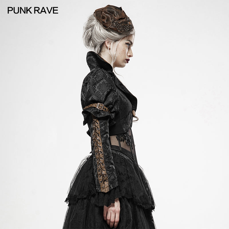 WY-1133XDF Steampunk desperate crisis short coat