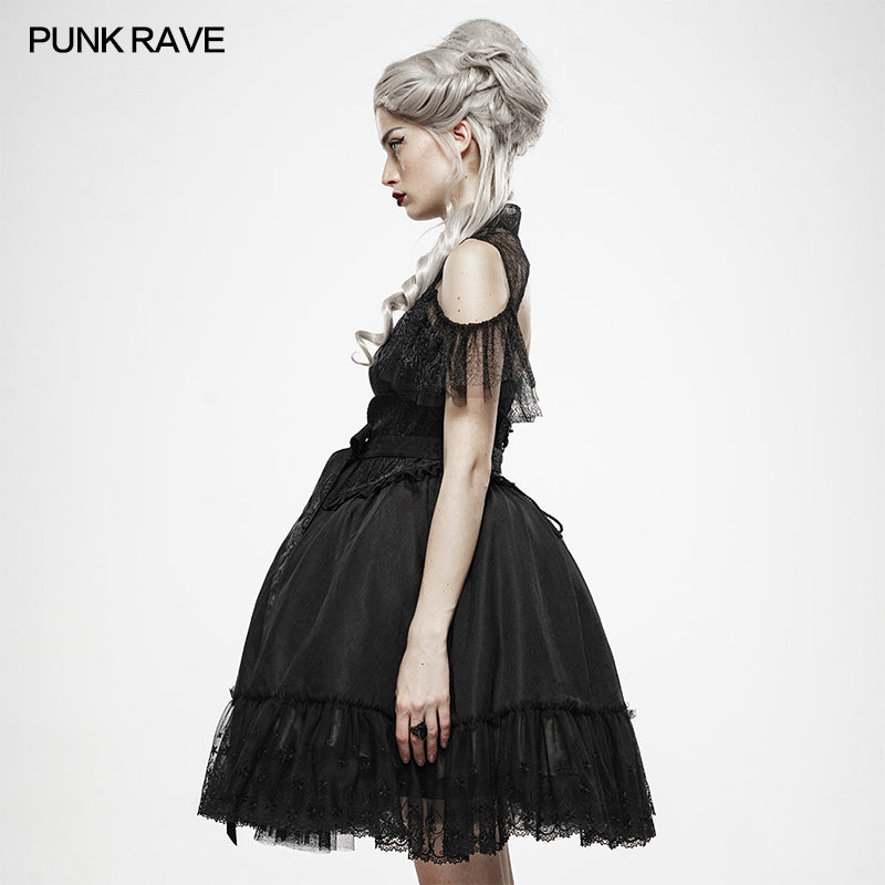 WLQ-094 black Fairy Tale Doll Dress