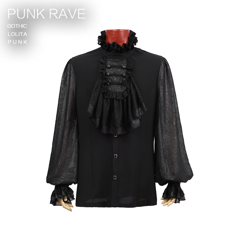S-150 black Palace Accessories Fake Shirt Collar