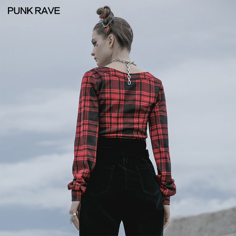 OPY-481XDF Knitted plaid short coat