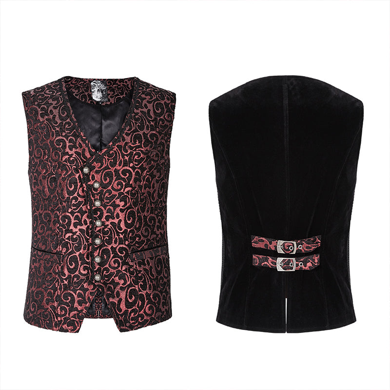 WY-1244MJM Gothic Gorgeous Jacquard Vest