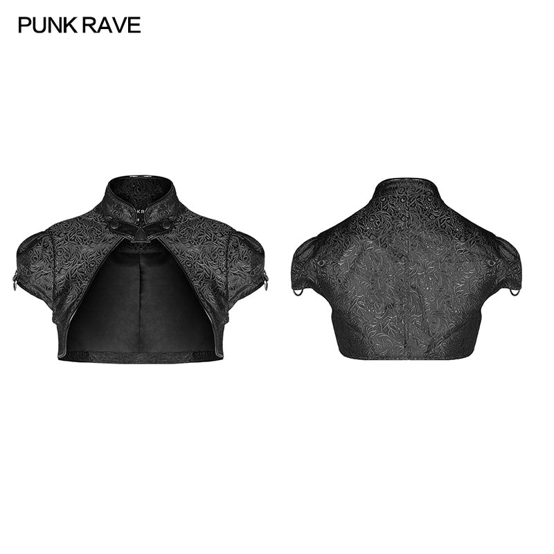 WY-1124XDF Chinese style bloody jacquard jacket