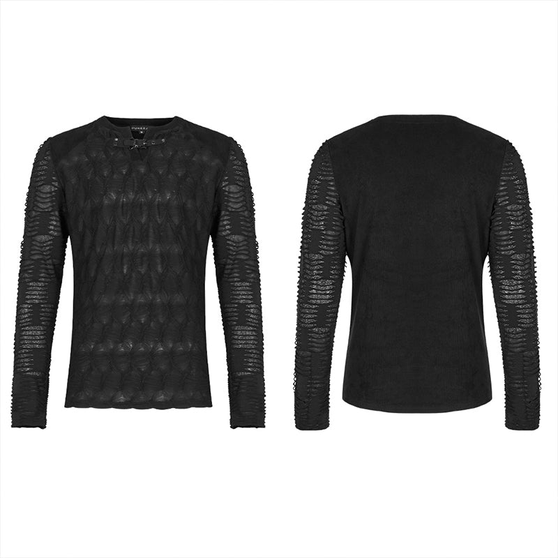 WT-636TCM Dark Texture Long Sleeve T-shirt