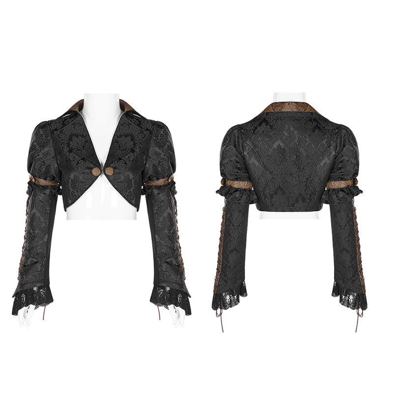 WY-1133XDF Steampunk desperate crisis short coat
