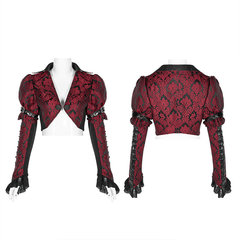 WY-1133XDF Steampunk desperate crisis short coat