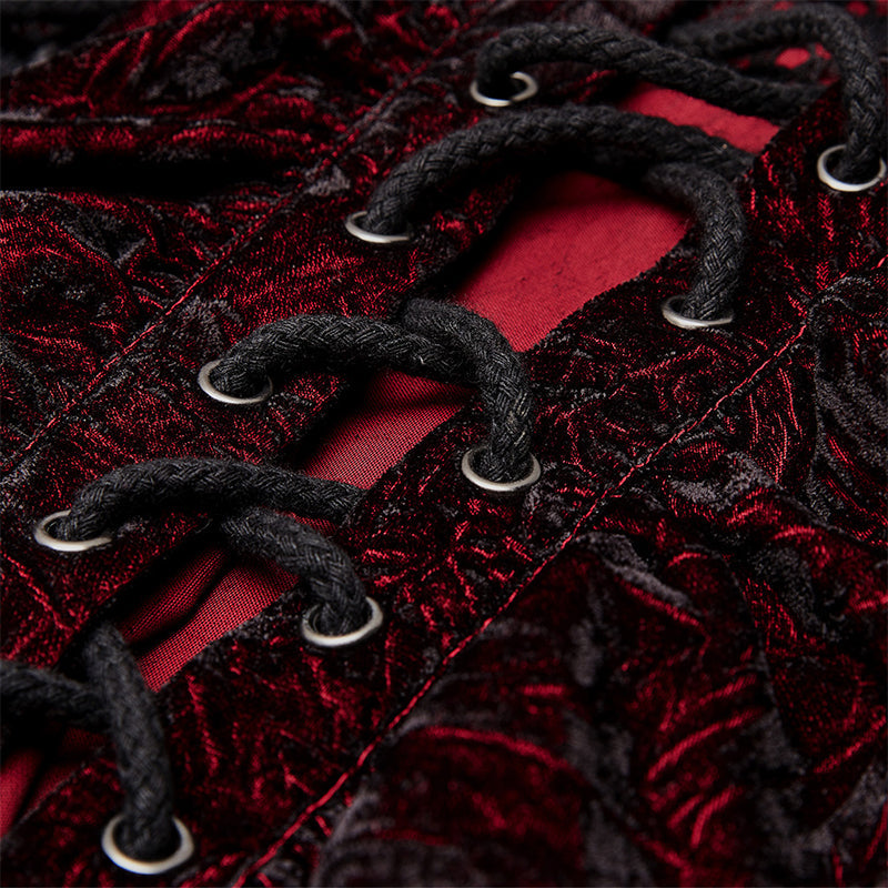 WY-1266CCM Velvet gothic shirt