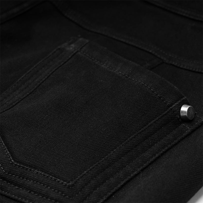 WK-435XCM Thickened Punk Simple Trousers