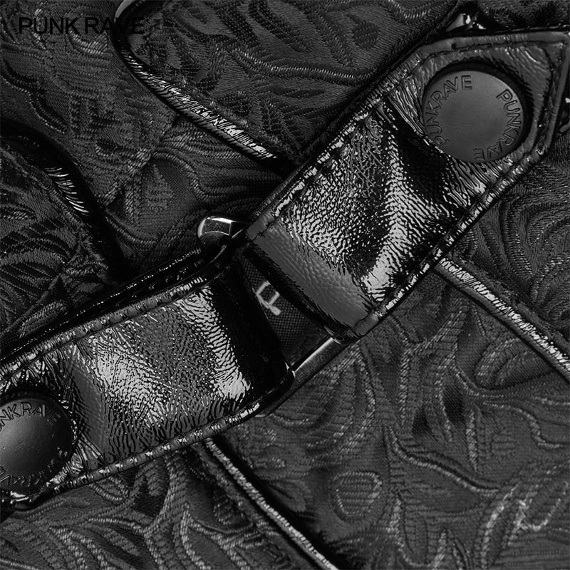 WY-1124XDF Chinese style bloody jacquard jacket