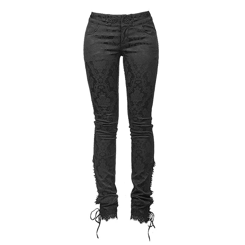 K-164 Decorative Pattern For Fashion Ladies Gothic Pants