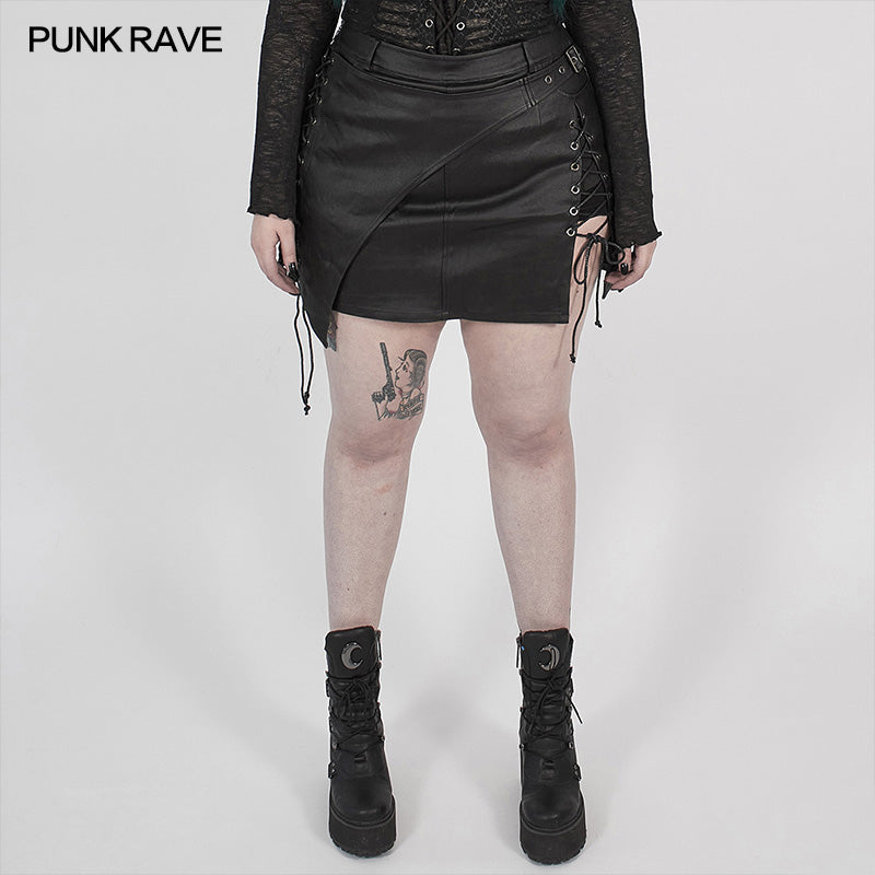 DQ-532BQF Irregular Steampunk  Half Skirt