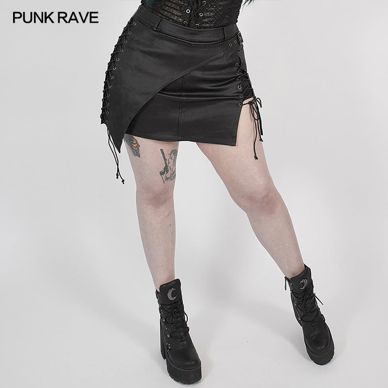 DQ-532BQF Irregular Steampunk  Half Skirt