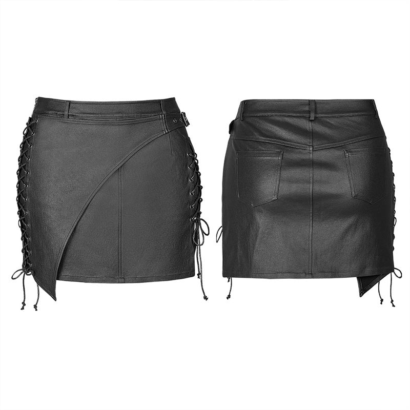 DQ-532BQF Irregular Steampunk  Half Skirt