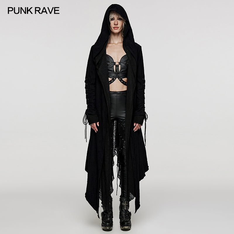 DY-1498ZCF Goth decadent layered long coat