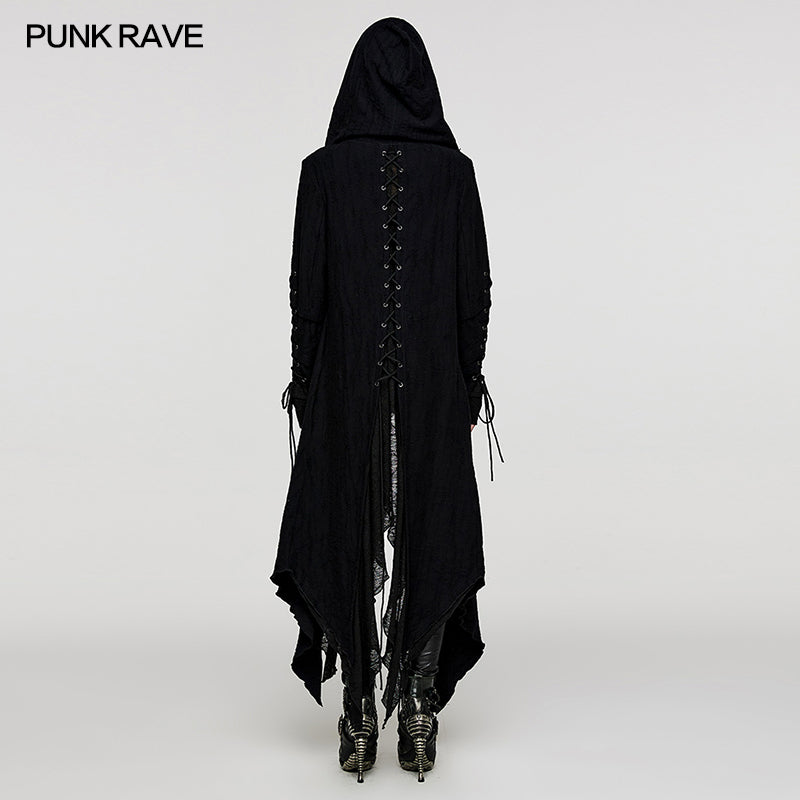 DY-1498ZCF Goth decadent layered long coat