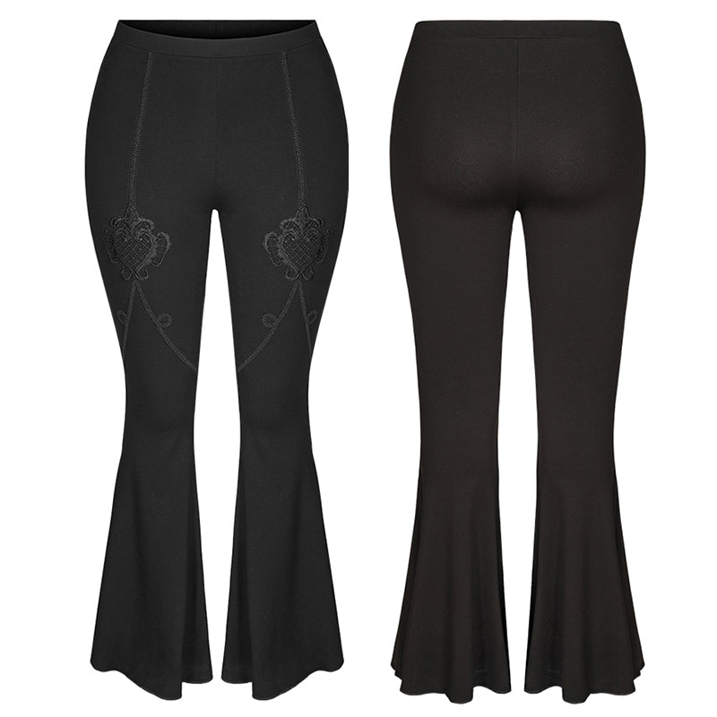 DK-457DQF Dark Goth flared pants