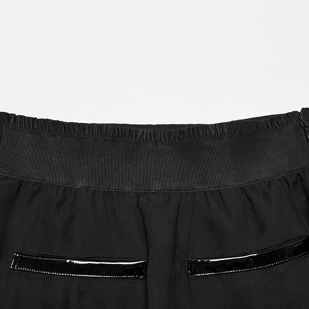 Flowing Chiffon Pant-Skirt OPQ-032DQF - Punk Rave Original Designer Clothing